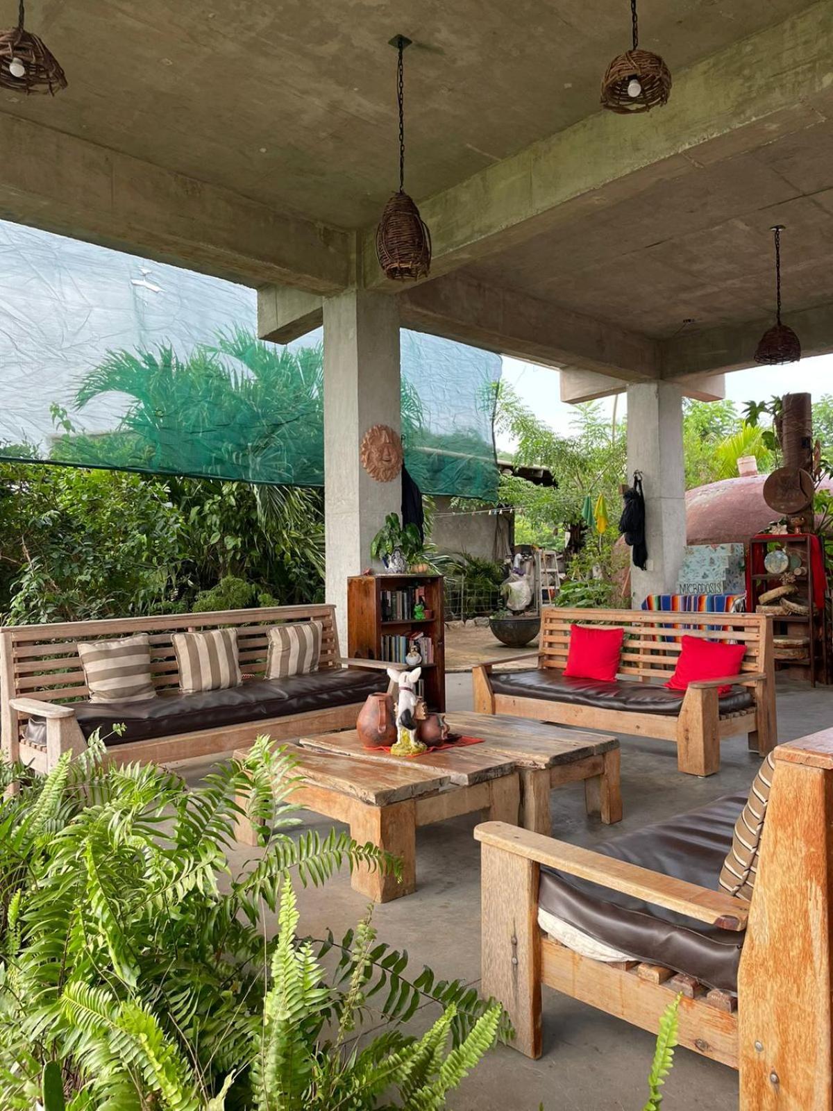 Hotel Glamping Tepeyollotl à Troncones Extérieur photo